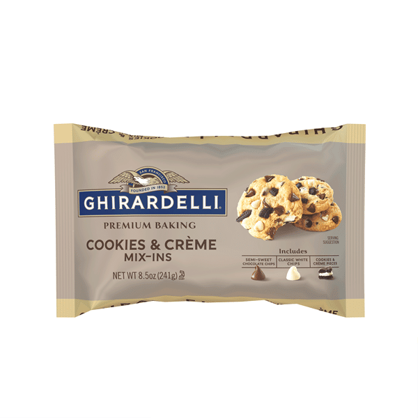 GHIRARDELLI Cookies & Crème Mix Ins for Baking | Hy-Vee Aisles
