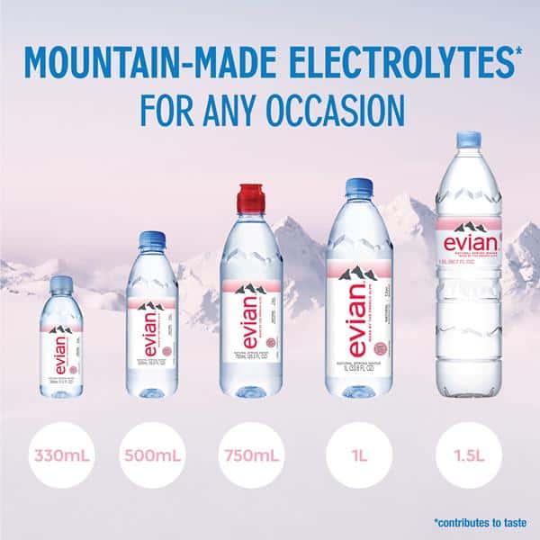 evianページ Evian 500mL Still Natural Spring Water - Aqua Maestro