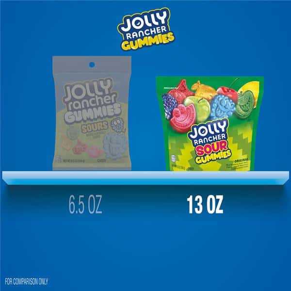 Jolly Rancher Sour Gummies Assorted Fruit Flavored Candy | Hy-Vee