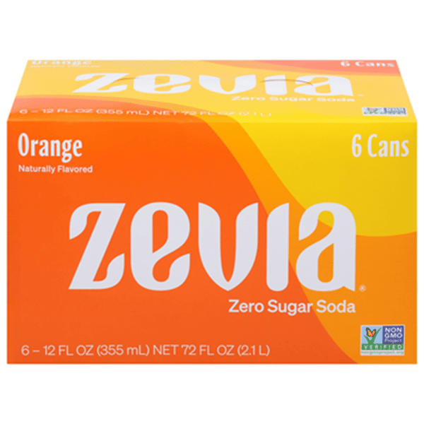 Zevia Zero Calorie Soda Orange 6 Pack | Hy-Vee Aisles Online