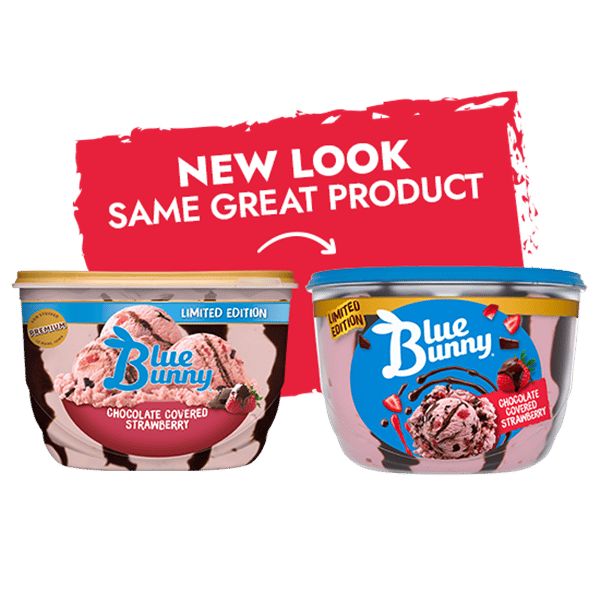 Blue Bunny Limited Edition Chocolate Covered Strawberry Frozen
