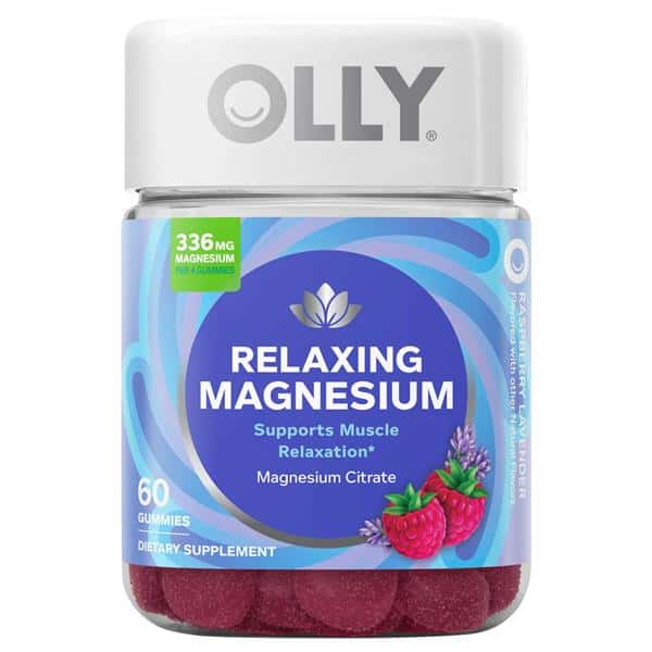Olly Relaxing Magnesium Citrate, 336 mg, Gummies, Raspberry