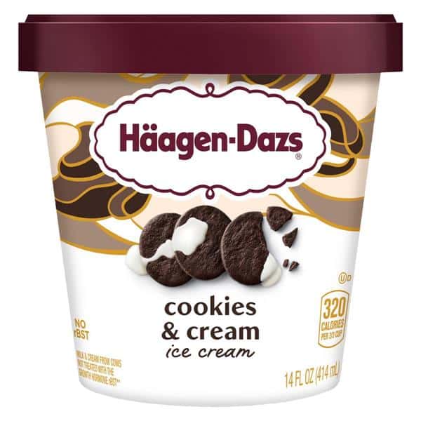 Häagen-Dazs Cookies & Cream Ice Cream | Hy-Vee Aisles Online