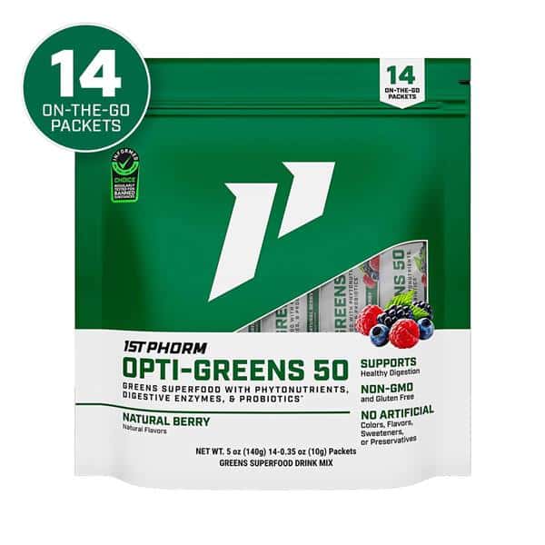 1st Phorm Opti-Greens 50 Stick Packs, 14Ct | Hy-Vee Aisles Online