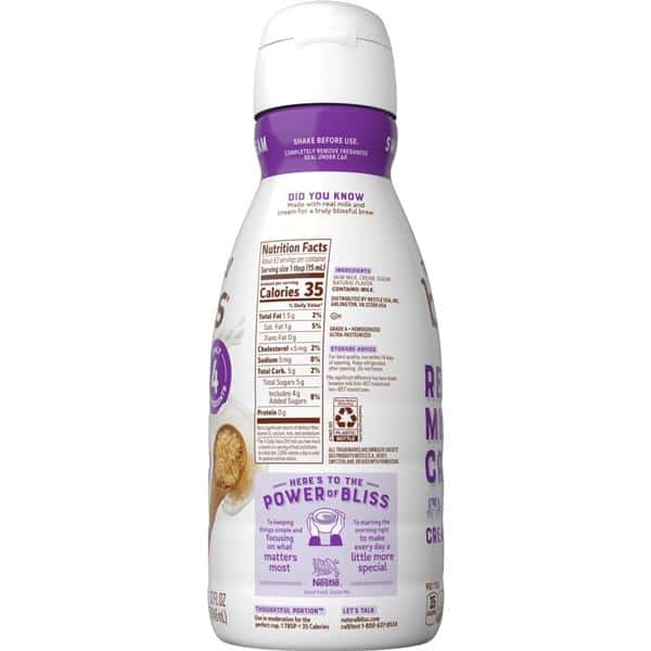 Natural Bliss Sweet Cream Liquid Coffee Creamer | Hy-Vee Aisles