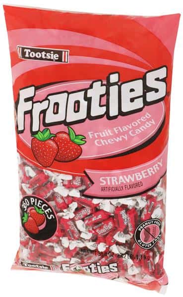 Tootsie Roll Frooties Strawberry Flavored Chewy Candy 360 ct Bag