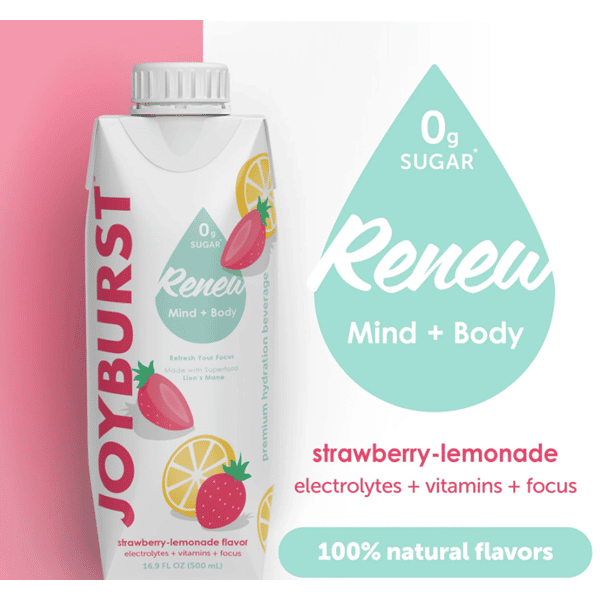 Joyburst Hydration Strawberry Lemonade 4Pk | Hy-Vee Aisles Online