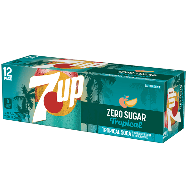 7UP Tropical Zero Sugar Soda 12pk | Hy-Vee Aisles Online Grocery