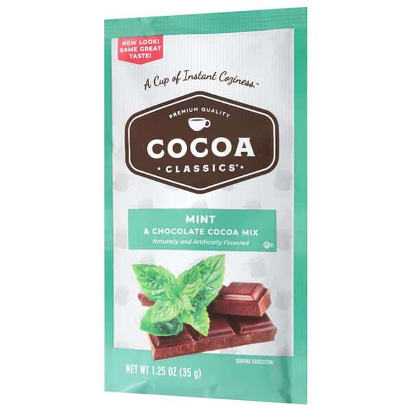 Cocoa Classics Mint & Chocolate Cocoa Mix - Naturally and
