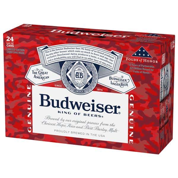 Budweiser American Lager Beer 24Pk | Hy-Vee Aisles Online