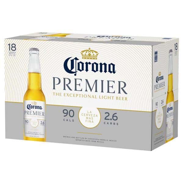 Corona Premier Mexican Lager Light Beer, 18Pk | Hy-Vee Aisles