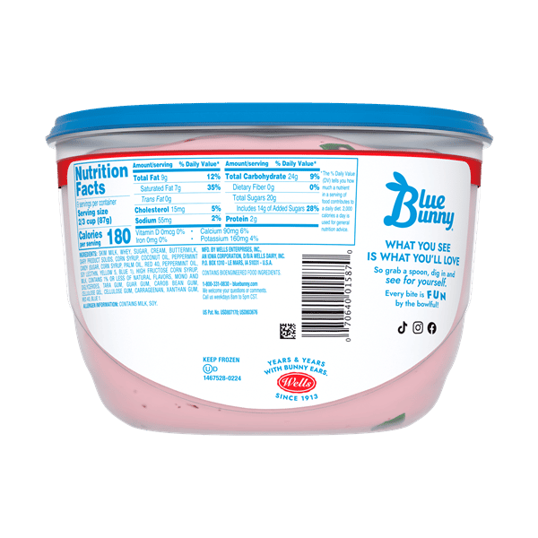 Blue Bunny Holiday Peppermint Stick Frozen Dessert | Hy-Vee Aisles