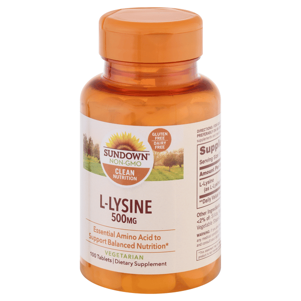 Sundown Naturals L-Lysine 500mg Tablets | Hy-Vee Aisles Online