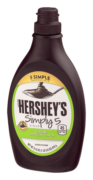 heyheyhey Hershey's Simply 5 Syrup Genuine Chocolate Flavor | Hy-Vee Aisles