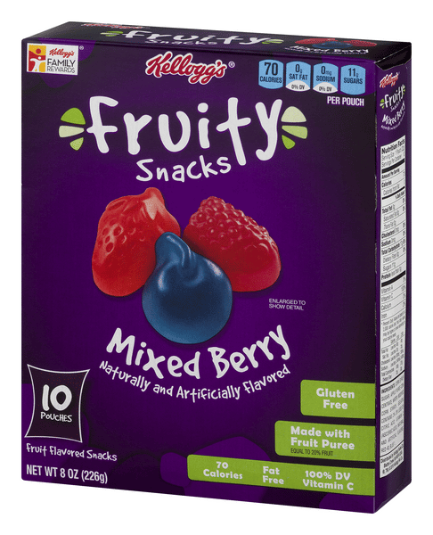 Kellogg's Fruit Snacks Mixed Berry 10-0.8 oz Pouches | Hy-Vee