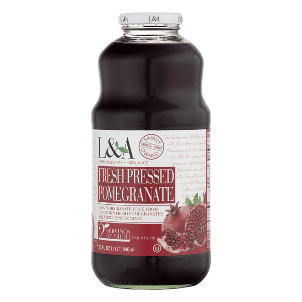 L&A Fresh Pressed Pomegranate Juice | Hy-Vee Aisles Online Grocery