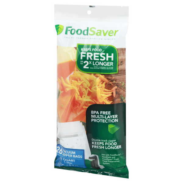 その他 Food Saver FoodSaver Vacuum Zipper Bags, 1 Quart | Hy-Vee Aisles Online