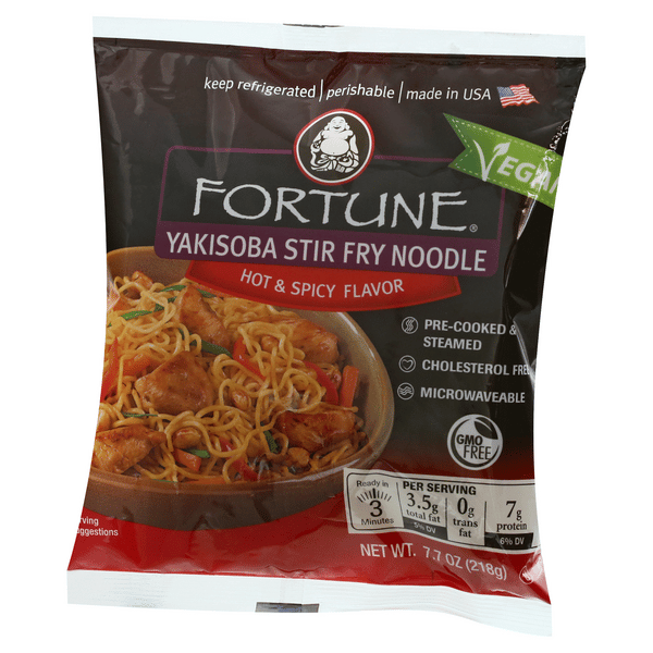 Fortune Hot & Spicy Flavor Yakisoba Stir Fry Noodles 7.56 oz | Hy