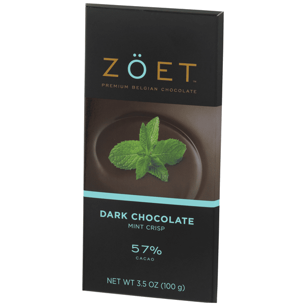 Zöet Dark Chocolate Mint Crisp 57% Cacao | Hy-Vee Aisles Online