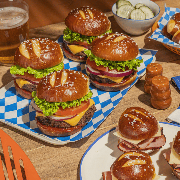 King Hawaiian Pretzel Hamburger Buns 4Ct | Hy-Vee Aisles Online