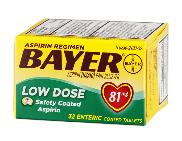 Bayer Aspirin Low Dose Enteric Coated Tablets 81mg | Hy-Vee Aisles