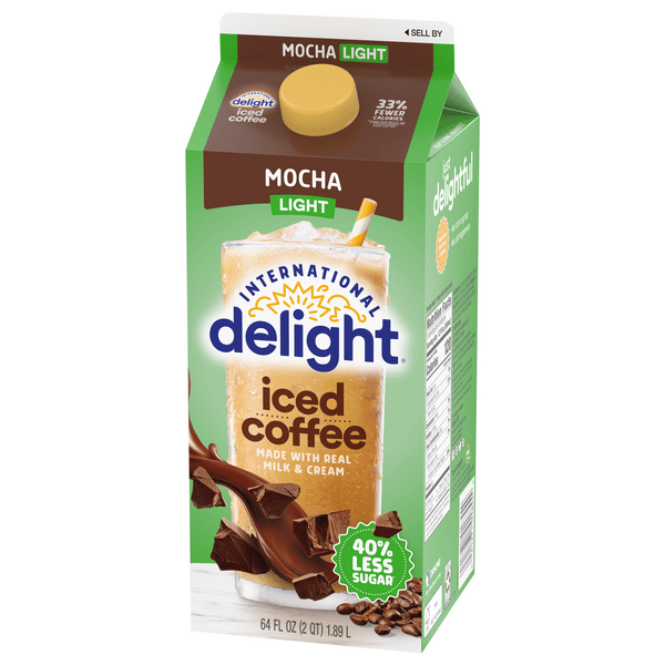 International Delight Mocha Light Iced Coffee | Hy-Vee Aisles