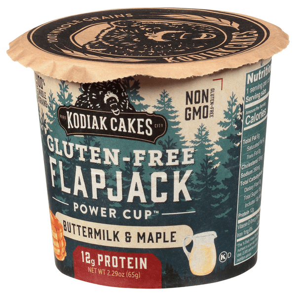 Kodiak Cakes Gluten Free Flapjack Power Cup, Buttermilk & Maple