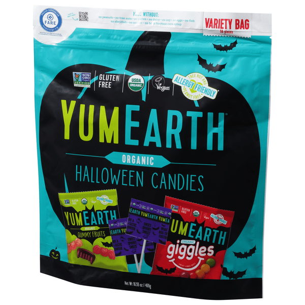 Yum Earth Halloween Organic Candies Variety Pack 50Ct | Hy-Vee