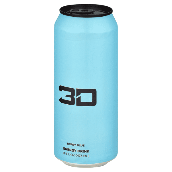 3D Blue Energy Drink | Hy-Vee Aisles Online Grocery Shopping