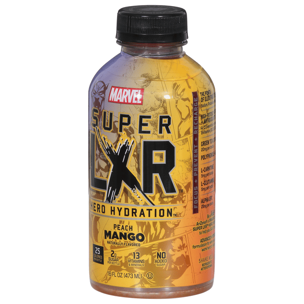 AriZona Marvel Super LXR Hero Hydration, Peach Mango | Hy-Vee
