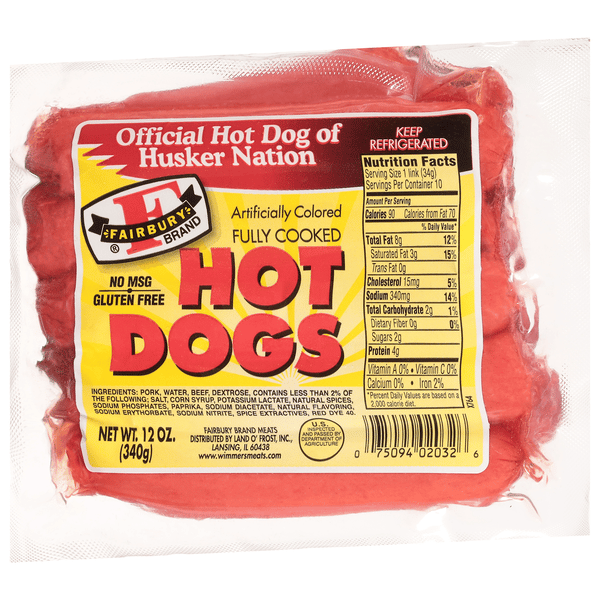 Fairbury Hot Dogs 12 oz | Hy-Vee Aisles Online Grocery Shopping