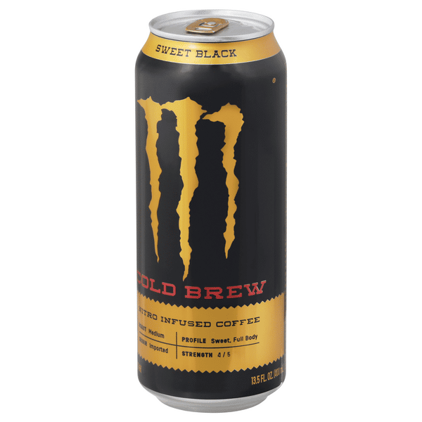 Java Monster Cold Brew Sweet Black Energy Drink, Sweet Black | Hy