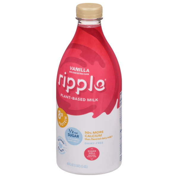 Ripple Milk, Plant-Based, Dairy-Free, Vanilla | Hy-Vee Aisles