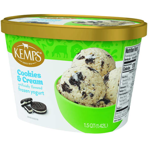 Kemps Cookies & Cream Frozen Yogurt | Hy-Vee Aisles Online Grocery