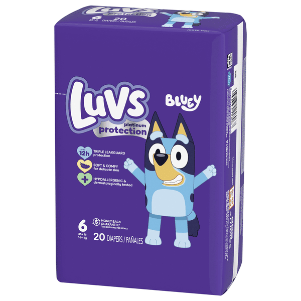 luvs Luvs Platinum Disposable Baby Diapers, Size 7, 88 Count - Walmart.com