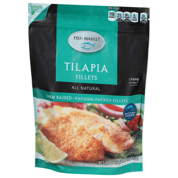 Fish Market Tilapia Fillets | Hy-Vee Aisles Online Grocery Shopping