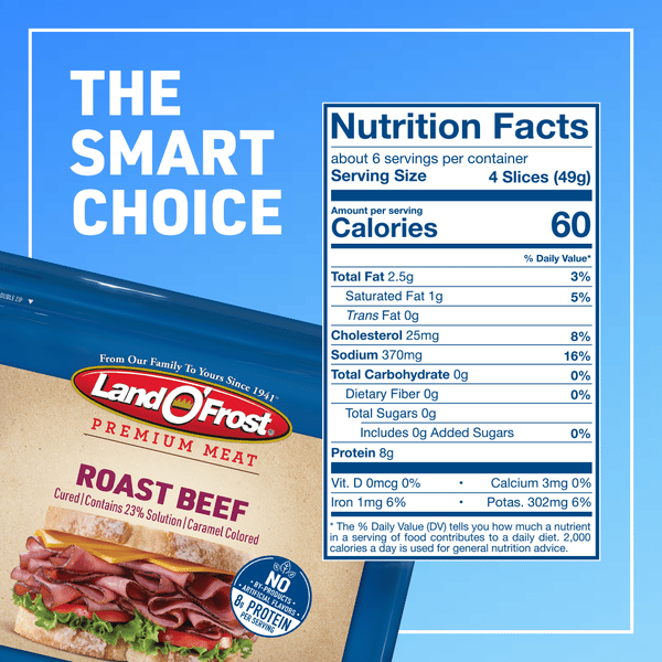 Land O'Frost Premium Cured Roast Beef | Hy-Vee Aisles Online