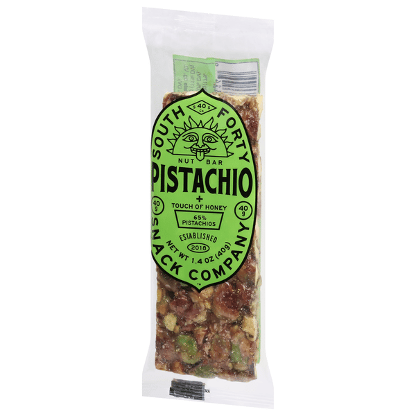 South Forty Snack Company Pistachio Nut Bar 1.4 oz | Hy-Vee Aisles