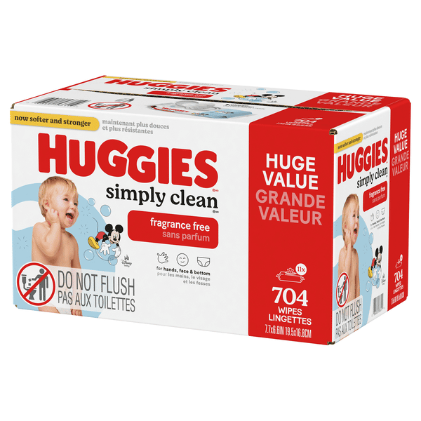 Huggies Wipes, Disney Baby, Fragrance Free, Huge Value 11-64Ct