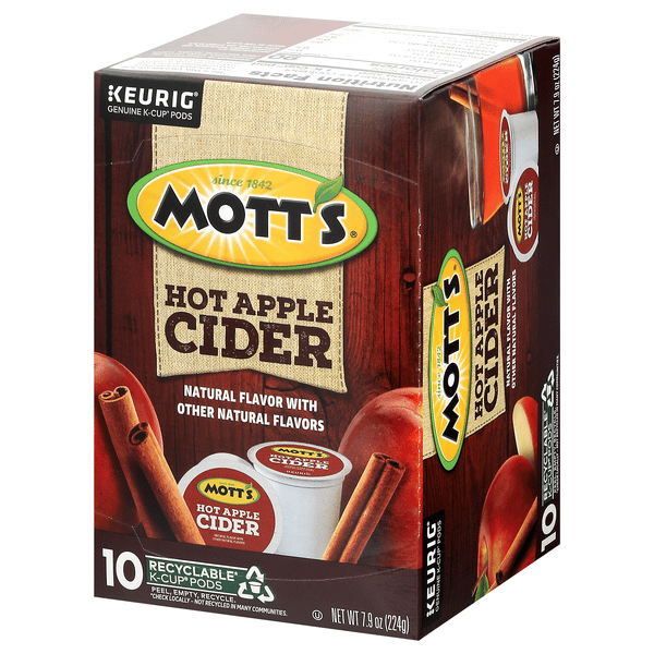 Keurig Motts Hot Apple Cider | Hy-Vee Aisles Online Grocery Shopping