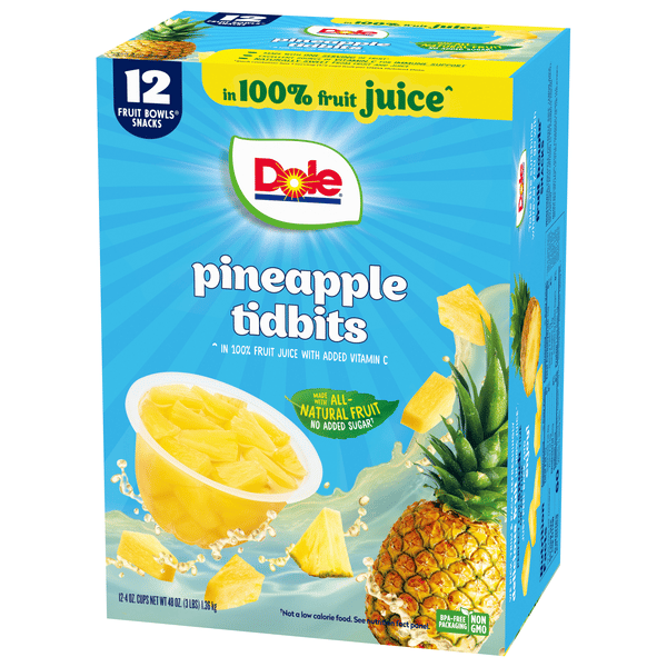 Dole Pineapple Paradise Tidbits 12-4 oz | Hy-Vee Aisles Online