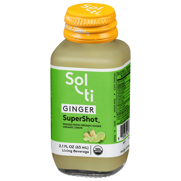 Sol-ti Living Beverage, Ginger, Supershot | Hy-Vee Aisles Online