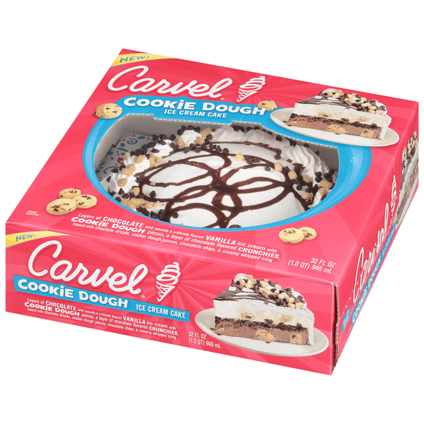 cake大好き♡ Carvel Cookie Dough Ice Cream Cake 32 fl oz | Hy-Vee Aisles Online