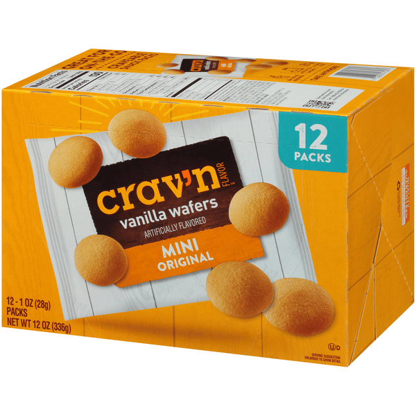 Crav'n Flavor Original Vanilla Mini Wafers 12-1 oz Packs | Hy-Vee