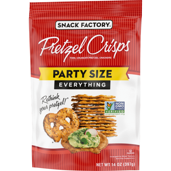 Snack Factory Pretzel Crisps Everything Deli Style | Hy-Vee Aisles