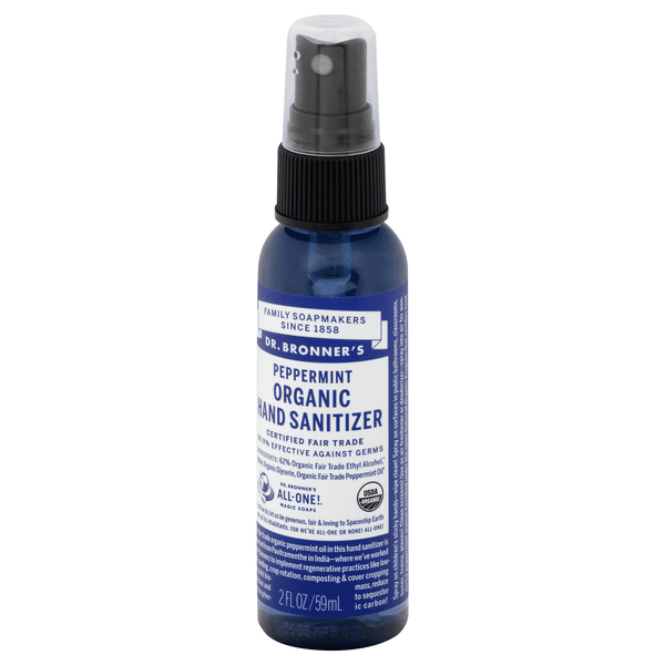 Dr. Bronner's Organic Hand Sanitizer - Peppermint | Hy-Vee Aisles