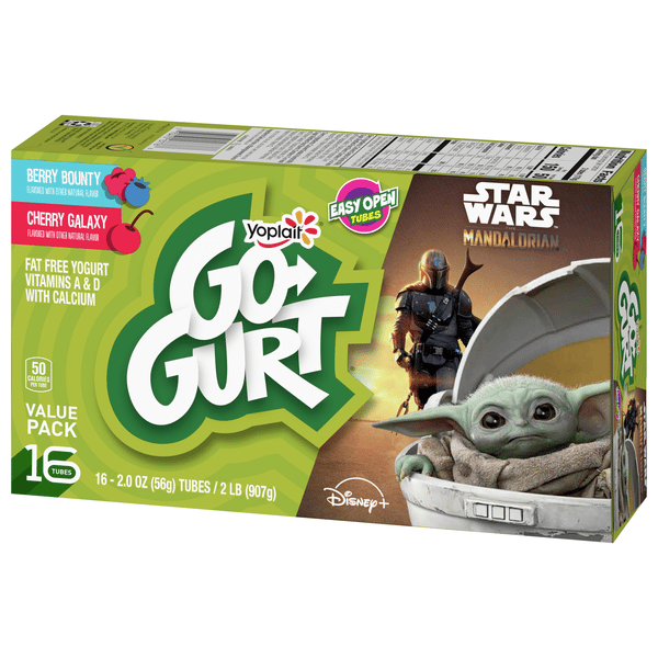 Yoplait Go-Gurt Teenage Mutant Ninja Turtles Berry Bounty & Cherry