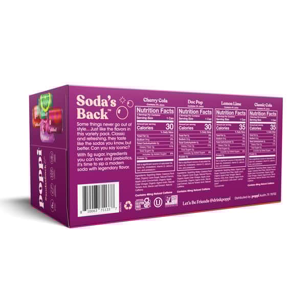 Poppi Prebiotic Soda, Variety Pack, 8Pk | Hy-Vee Aisles Online