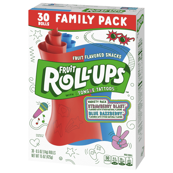 Betty Crocker Fruit Roll-Ups Fruit Flavored Snacks, Strawberry