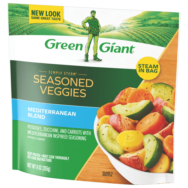 Green Giant Simply Steam Seasoned Veggies, Mediterranean Blend, 9